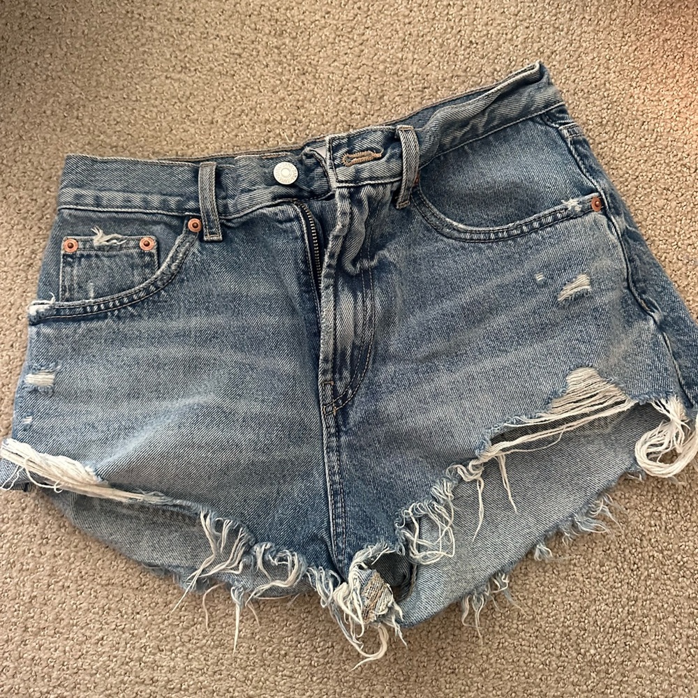 Denim Distressed Women's Shorts
